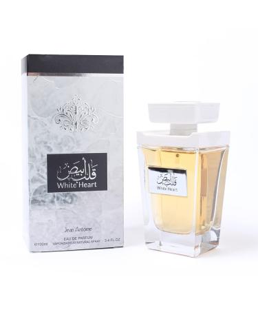 Almas Perfumes White Heart Eau De Parfum Spray - Unisex Spray - 3.4 Fl Oz (100 ml) - Long-Lasting Aroma - Luxurious Scent of Arabia for Men And Women
