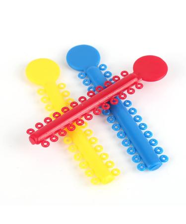 Dental Orthodontic Elastic Ligature Ties - 2080pcs Multi Color Rubber Bands (2 bags of 1040pcs each) - Buy Online on GoSupps.com