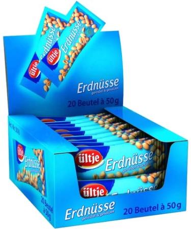 ltje Peanuts Salted and Roasted 20x50g
