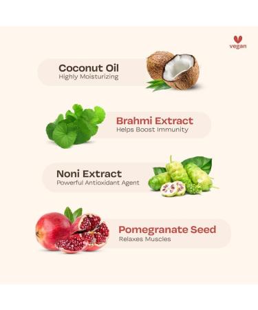 MAATE Baby Massage Oil | 100% Natural & Vegan | Enhances Bone Mineralization & Muscle Strength | Brahmi Noni & Pomegranate | No Mineral Oil | 150 ml - Buy Online on GoSupps.com