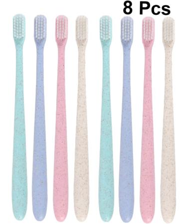 Buy Tovinanna Bio-Toothbrushes - 4 Boxes of 8 Portable Travel Toothbrushes with Cases | Eco-Friendly Camping Essentials - Buy Online on GoSupps.com