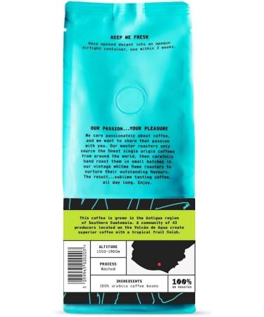 Coffee Beans 227g Bag Whole Bean Coffee Guatemala Coffee Beans Nuts & Fruits Notes 100% Arabica Light Roast Speciality Freshly Roasted Single Origin (We Are Coffee Co) Whole Bean 227 g (Pack of 1) - Buy Online on GoSupps.com