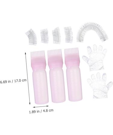 MAGICLULU 1 Set Washbasin Hair Dye Accessories Ear Cover for Hair Dye Hair Coloring Kit DIY Hair Dye Tools Hair Oil Applicator Hair Applicator Tool Clear Gloves Portable Pink Plastic 6.9x4.8cm Pink - Buy Online on GoSupps.com