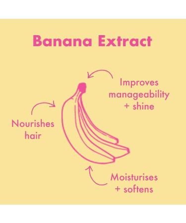 Umberto Giannini Banana Butter Conditioner - Vegan Cruelty-Free Nourishing Formula for Dry Textured & Frizzy Hair - International Shipping Available - Buy Online on GoSupps.com