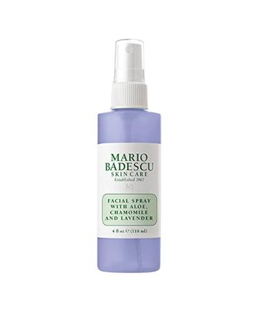 Mario Badescu Facial Spray with Aloe, Chamomile and Lavender for All Skin Types | Face Mist that Hydrates and Restores Balance & Brightness 4 Fl Oz (Pack of 1)