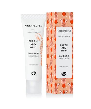 Green People Fresh and Wild Mandarin Hand Cream 30ml A hydrating hand cream scented with uplifting Ho Wood & Mandarin Vegan & cruelty free Perilla Oil Shea Butter Jojoba Oil