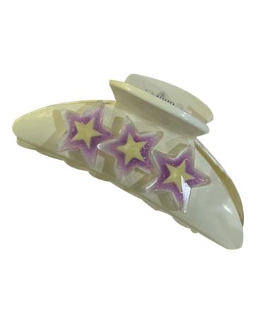 Jelly Feeling Star Shpe Hair Clip For Hot Girls Hair Barrettes Clear Shining Ponytail Hair Barrettes For Teens Girls Hair Pin