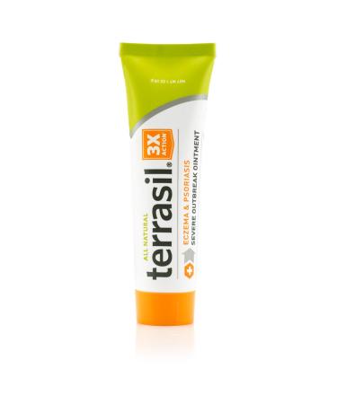 Terrasil Eczema and Psoriasis Cream with Calendula & Natural Ingredients Rash Cream Eczema Relief for Severe Eczema Psoriasis Outbreaks Rashes Rosacea Repairs Cracked Itchy Dry Skin 28g