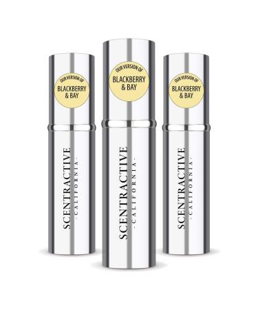 CA Perfume Impression of J. Mlon Blackberry & Bay For Women & Men Replica Version Fragrance Dupes Concentrated Long Lasting Eau de Parfum Spray Refillable Atomizer Bottle 0.17 Fl Oz/5ml-X3 J. MLON BLACKBERRY & BAY IMPRESSION 0.51 Fl Oz (Pack of 1)