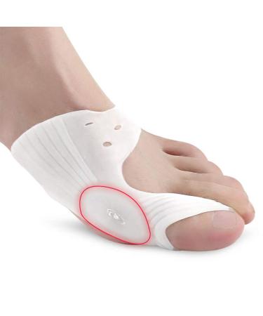 2 Pairs Bunion Wraps & Toe Spacers - Adjustable Splint Splits for Pain Relief | Protectors for Broken Toes & Bunion Braces - Buy Online on GoSupps.com