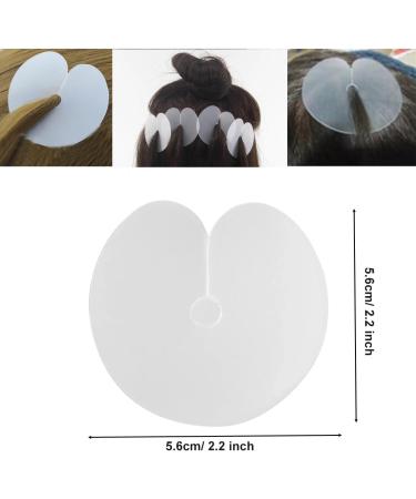 50 Pieces Heat Shield Guards Single Hole Hair Extensions Shield Circular Portable Fusion Glue Protector Spacers for Hair Extension Bonding - Buy Online on GoSupps.com