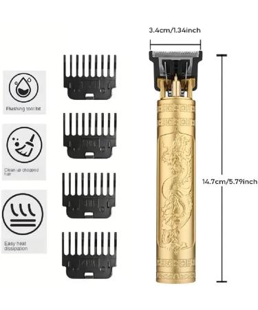 Generic Professional Cordless Electric Hair Clipper and Beard Trimmer - Haircut Kit with USB Charging. Best for Comfort and Ease of Use - Buy Online on GoSupps.com