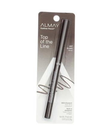 ALMAY Eyeliner Pencil Brown 207 0.01 oz ( Pack of 6)