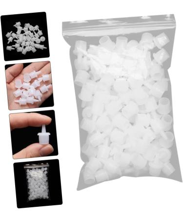 FRCOLOR 500 Pcs Glue Bottle Stoppers - White Plastic Nozzle for Easy Replacement | International Shipping Available - Buy Online on GoSupps.com