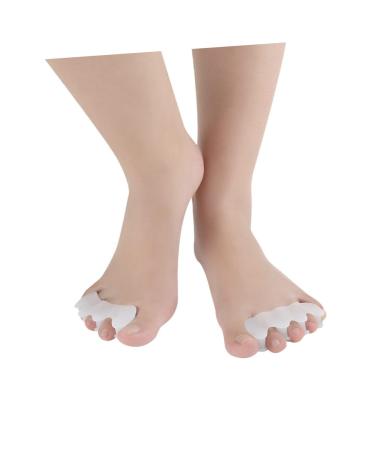 Buy Gatuida Gel Toe Stretcher - 3 Pairs White Daily Use Toe Straightener & Bunion Cushion Pads - International Shipping Available - Buy Online on GoSupps.com