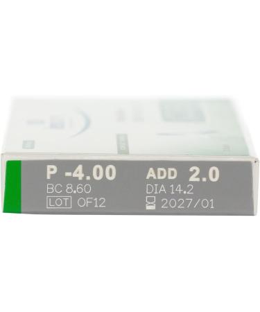 SH-System Multifocal Monthly Lenses - 3 Pieces BC 8.6 mm DIA 14.2 mm +2.00 Diopters +2.50 Addition - International Shipping Available - Buy Online on GoSupps.com