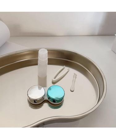 Xming Beauty Contact Lens Box with Mirror - Silver Fly Bear Galvanic Dual Portable Care Box for International Shipping - Buy Online on GoSupps.com