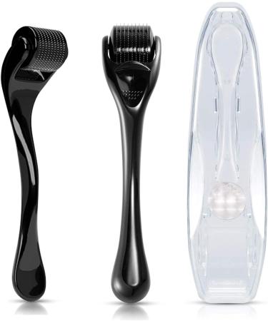 Professional Grade Derma Roller 1.5mm with Silver Needles - Beard & Hair Growth, Anti-Aging, Stretch Marks & Scars - Buy Online on GoSupps.com
