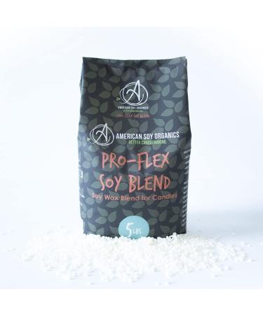 American Soy Organics Pro-Flex Microwavable Soy Wax Beads - 5lb Bag | Premium Candle Making Supplies - Buy Online on GoSupps.com