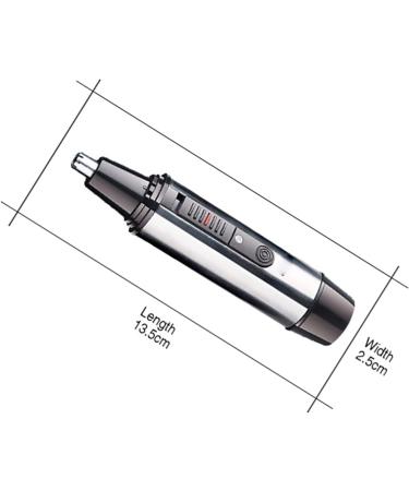 Premium Rechargeable Nose Hair Trimmer - Metal Nose Beard & Ear Cleaner for Precision Grooming | International Shipping Available - Buy Online on GoSupps.com
