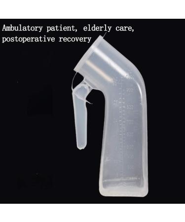 GRISDEPPD Urinal Men's Urinal 1000Ml Thick Plastic Men's Potty Bottle with Screw - Buy Online on GoSupps.com