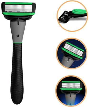 Premium Men's Razor Set - Stainless Steel Shaving Knife Brush Holder & Sharpener - International Shipping Available - Buy Online on GoSupps.com