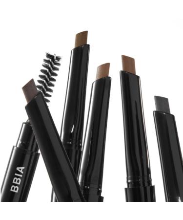 BBIA Last Auto Eyebrow Pencil - Waterproof Longlasting Vegan Brow Definer with Dual-Sided Brush - 5 Colors (02 Dark Brown R) for Perfect Shaping & Defining - International Shipping Available - Buy Online on GoSupps.com