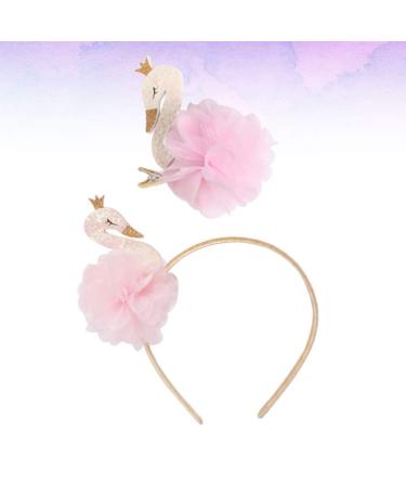 2Pcs Cute Swan Hair Clips for Girls | Adorable Headband Hairpins | Birthday Party Favors & Hair Accessories - Buy Online on GoSupps.com
