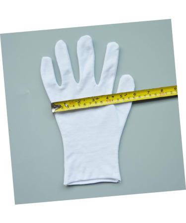 minkissy Cotton Work Gloves 12 Pairs Work Gloves Cotton Gloves Factory Gloves White Gloves Lengthen White Work Gloves - Buy Online on GoSupps.com