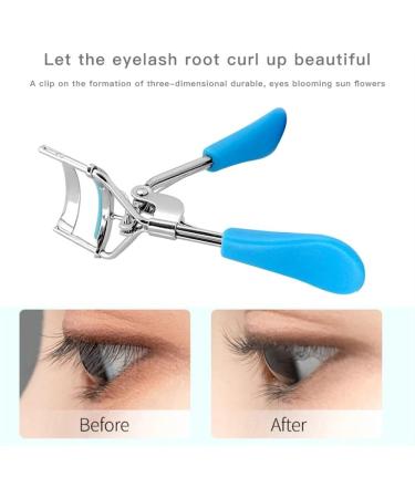 Eyelash Curler Stainless Steel Cosmetic Makeup Curler Portable Non-Slip Eyelash Curling Tool Transparent Pink (Color : C6) - Buy Online on GoSupps.com