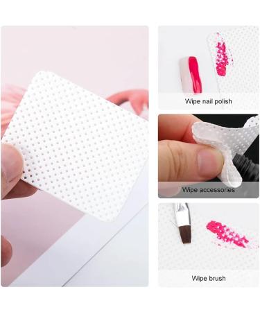 300 Pack Lint Free Cotton Pads Lint Free Nail Wipes For Gel Nails - Buy Online on GoSupps.com
