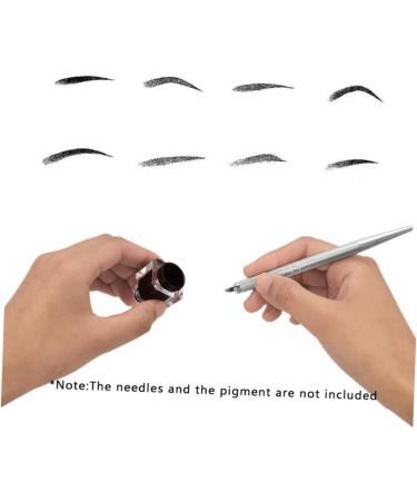 Beavorty 3 pcs Pointed Thin Manual Slender Pen Silver Embroidery Single-end Eyebrow Multifunction - Buy Online on GoSupps.com
