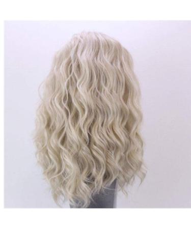 Shop BGHJUE N Yellow Curly Synthetic Wig - Body Wave Heat Resistant Glueless Full Wig for Women - Average Cap Size - Buy Online on GoSupps.com