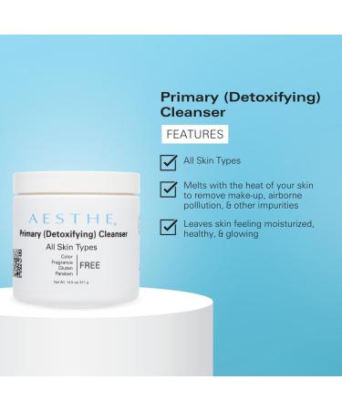 Aesthe Primary Cleanser | Moisturizing Makeup Remover & Cleanser for Normal to Dry Skin - International Shipping Available - Buy Online on GoSupps.com