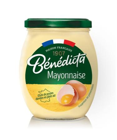 BENEDICTA - Mayonnaise Nature Bocal 510G - le Lot De 4