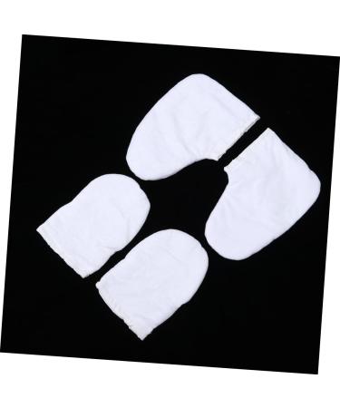 De Paraffine Avec Isolation Thermique Coton Et Chaussettes Pour Soins Spa Chaud Blanc - Buy Online on GoSupps.com