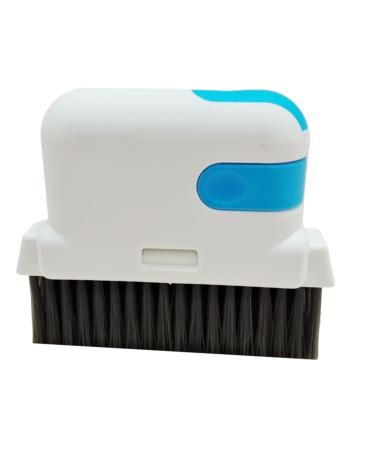 3 Window Groove Cleaning Brushes Grout Clean Brush - Household Dustpan Cleaning Brush Narrow Corner Cleaning Tools for Cleaning Door Window Slides and Gaps Blue