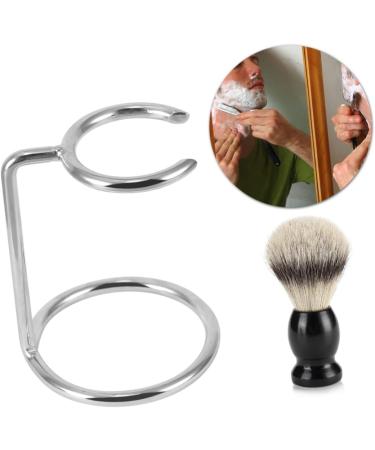 Magiclulu Wooden Shaving Brush Holder - Stylish Razor & Toothbrush Rack for Men - Perfect Shaving Brush Storage Solution - Buy Online on GoSupps.com