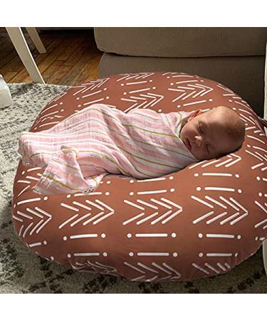 Rust Newborn Lounger Cover - Soft Cover for Baby Lounger Pillow - Buy Online on GoSupps.com