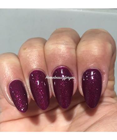 Bluesky One Step RED RASPBERRY SPARKLE 10ml Nail Gel Polish UV LED Soak Off OS 111 (Requires Lamp for drying) - Buy Online on GoSupps.com