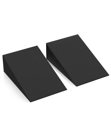 Linhoo Foam Wedge, Slant Board for Calf Stretching Indoor Yoga Squats Physical Therapy 2 Pcs