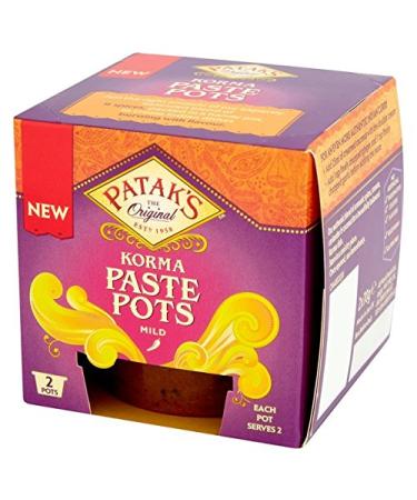 Patak's Pataks Korma Pasta Pots Mild 2x70g Pack of 2