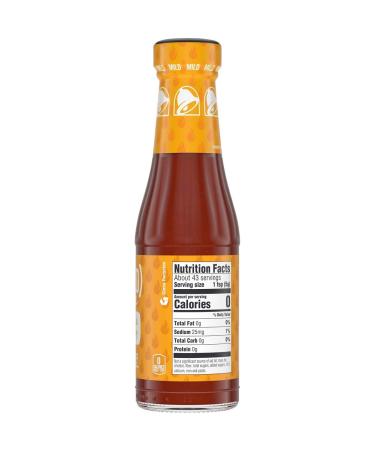 Taco Bell Mild Sauce 7.5 Ounce (Pack of 4) with By The Cup Swivel Spoons - Delicious Flavor Combo! - Buy Online on GoSupps.com