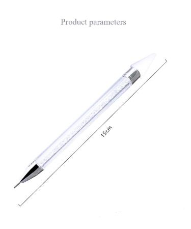 Shuiniba Rhinestone Picker Wax Pen Pencil for Diamond Painting and Nail Art - Crystal Pickup Tool with Two Wax Heads - Buy Online on GoSupps.com