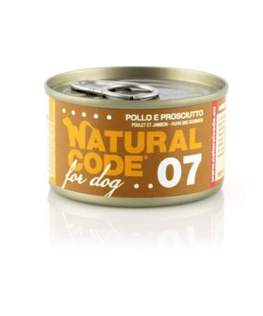 NATURAL CODE Dog 07 Chicken & Ham. 90GR