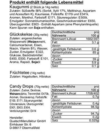 Quacksalberei First Aid Kit - Funny 50th Birthday Gift (8 Pieces) | International Shipping Available - Buy Online on GoSupps.com