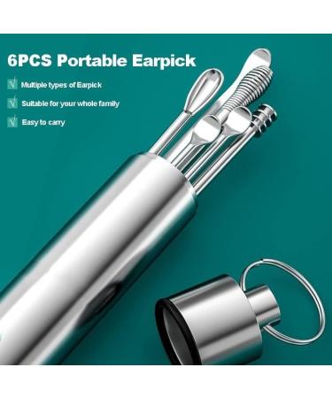 9 Pcs Portable Ear Wax Remover Kit - Ear Cleaning Tools - Buy Online on GoSupps.com