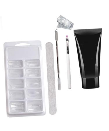 DOITOOL 1set Set Nail Extension Glue Set Nail Extension Kit Nail Polish Gel Kit Nail Extension Gel Nail Art Brush Poly Nail Gel Slip Solution Nail Lengthen Kit Plastic Manicure Builder
