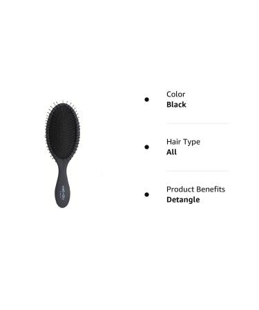 Meta Title: Cala Wet-n-dry Black Hair Brush - Dual Function Hairbrush for Versatile Styling - Buy Online on GoSupps.com