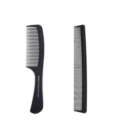Comb Hair Care 2pcs Hair Styling Comb Fine Tooth Hair Comb Set Styling Comb For Curly Straight Long Short Hair Black 3 Hair Brush Brass